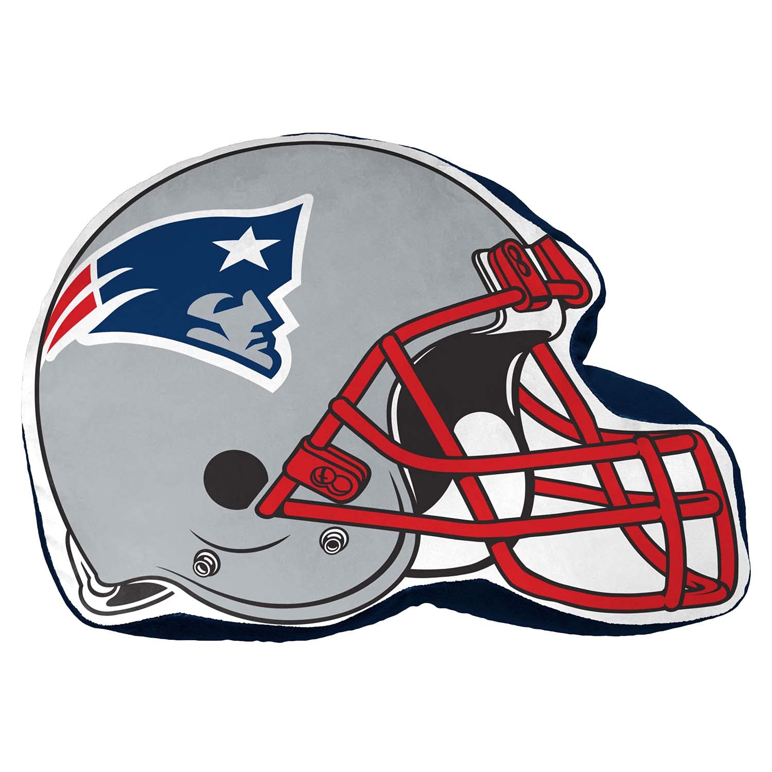 Northwest NFL Helmet Football Super Soft Plush Pillow - 16" - Decorative Pillows for Sofa or Bedroom - Perfect for Game Day (New England Patriots - Blue)